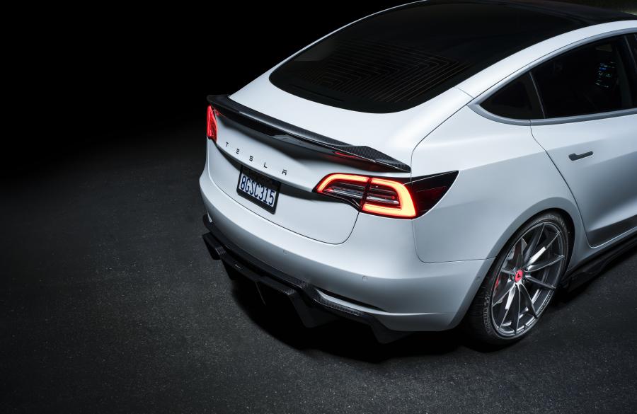 Детали экстерьера Tesla Model 3 VOLTA by Vorsteiner 2019 года  (фото 10 из 40)